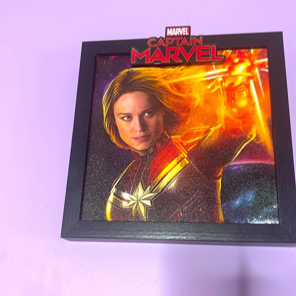 Captain Marvel Framed Photo